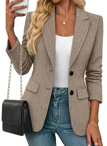Mina Self Business Casual Outfits for Women 2026 Thanksgiving Work Clothes Office Professional Womens Suit Clothing Dressy Classy Formal Interview Attire Corporate Outfit Women's Blazers Jackets