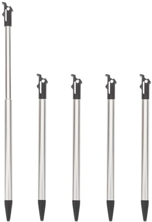 LT Easiyl Lot de 5 stylets de rechange rétractables en métal compatibles avec Nintendo 3DS XL
