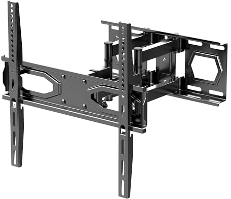 SLx TV Wall Bracket Full Motion for 32 to 70 Inch, 78 to 400mm Extension, Max VESA 400 x 400, 40kg Heavy Duty Articulating Flat Screen Wall Mount for LED LCD TVs