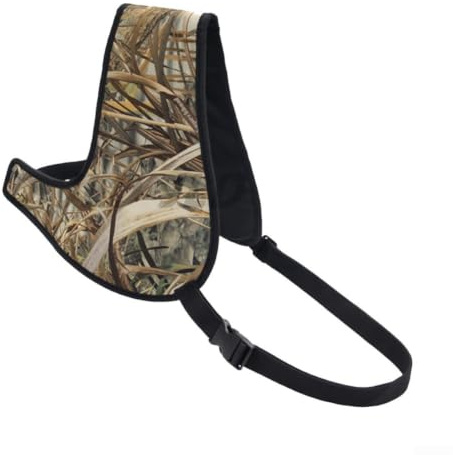 Reed Épaulière Camouflage pour la Chasse - Bouclier de recul réglable avec rembourrage en mousse - Support de gilet antichoc pour équipement de plein air