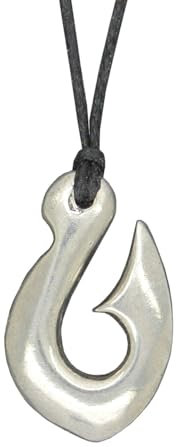 Fisch Haken Anhänger, Angelhaken Anhänger, In Neuseeland Entworfen, Hand Gegossen, von William Sturt, aus Bleifreiem Deutschem Zinn