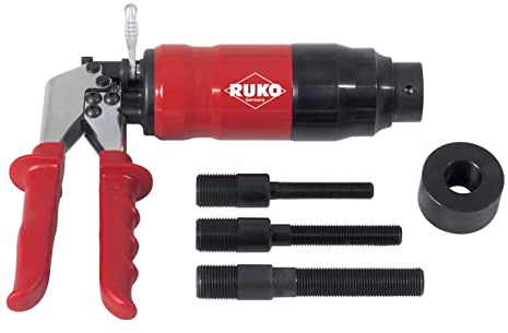 RUKO 109101 - Punzonadora hidráulica manual, fuerza de tracción 50kN