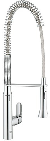 GROHE 32951000 Chrome K7 Single-Handle Kitchen Faucet, 375