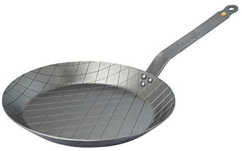 De Buyer Mineral B Steel Steak Frypan, 280 mm