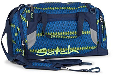 SATCH Boshi Sporttasche SAT-DUF-001-9C3, 50 cm, 25 L, Crochet Pattern Blue