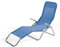 VERDELOOK | Lettino Basculante Riccione da Spiaggia, 94x58x82 cm, per Arredo Esterni e Giardino, Blu, Lettino Prendisole per Giardini, Piscine e Terrazzi