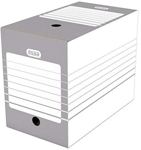 Elba 20 stycken arkivlåda, automatisk hopmontering Dos 20 cm grå
