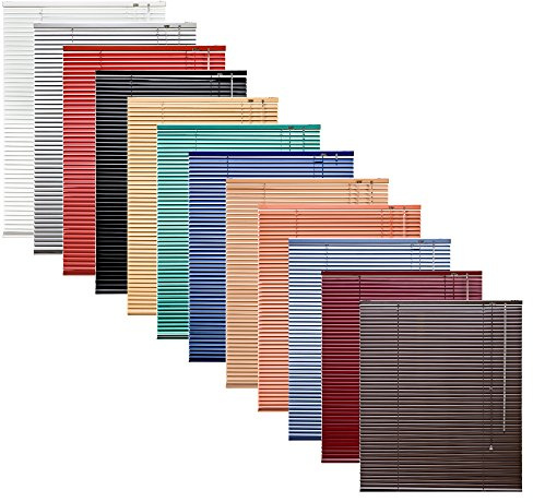 Garduna ALU Jalousie # schwarz 90 x 160cm # - viele Farben & Größen