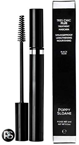 Poppy Sloane - Vegan Tubing Mascara with Capixyl – Smudge-Proof, Flake-Free, Long-Lasting Formula for Fuller, Longer Lashes | Smear-Proof, Lash-Defining, Lengthening & Volumizing