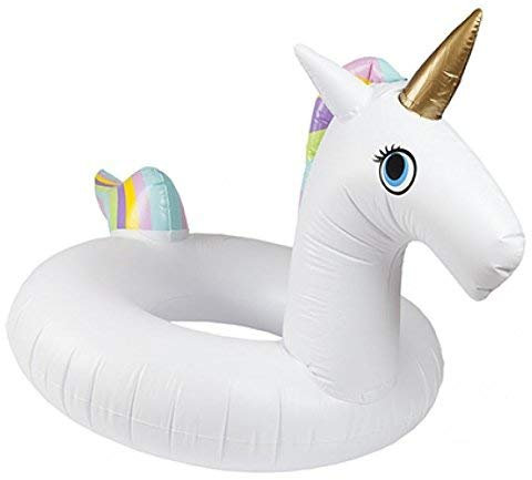 Lizzy® INFLATABLE SWIM POOL FLOATS Raft Swimming Fun Kids Water Sports Beach Toy by (Giant Unicorn 175 x 120 cm)