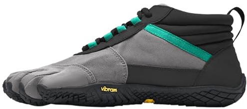 Vibram Women's FiveFingers V-Trek Insulated Hiking Shoe, Black/Grey/Green, 6.5-7