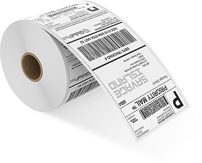 6x4 100x150mm Direct Thermal Shipping Labels (1 Roll - 250 Labels)