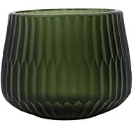 House Doctor 261600320 Teelichthalter, Crown, Grün, h: 11 cm, Dia: 14 cm