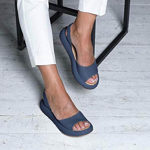 Sandali Da Donna In Pelle Ortopedici Aperti In Punta Di Grandi Dimensioni Premium Comodi Sandali Sportivi A Bocca Di Pesce Casual Estate All'Aperto Escursionismo Scarpe Da Passeggio Pantofole Piatte