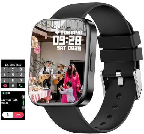 findtime Smartwatch Damen Telefonfunktion Fitness Tracker mit Blutdruck Pulsuhr Herzfrequenz Schrittzähler Schlafmonitor Rosa Smart Watch Lady für Android iOS Whatsapp Fähig Gesundheitsuhr