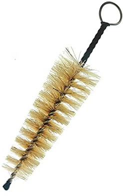 Btuty Mundstück Reinigungsbürste Metallgriff Borsten Sax Trompete Klarinette Mundstück Reiniger Bürsten Holzblasinstrumente Zubehör