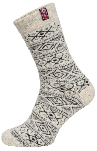 HomeOfSocks Norweger Socken Damen Herren Skandinavische Kuschelsocken Wolle | angenehm fest · antibakteriell · elastisch · klimaregulierend · strapazierfähig · wärmend · weich · Atmungsaktiv · Casual