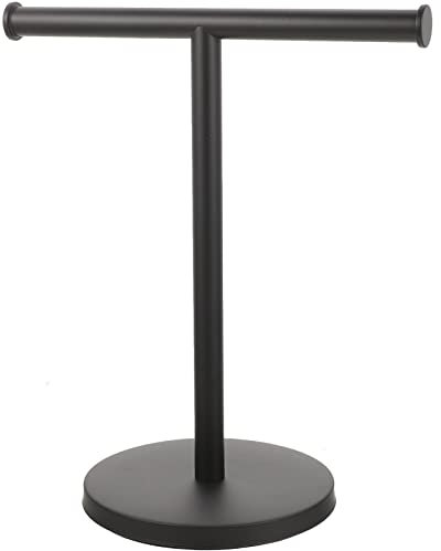 Cabilock Handtuch-Organizer Handtuchhalter Aus Edelstahl Handtuchständer Handtuchhalter Fürs Badezimmer Arbeitsplatte Runder Flacher Boden