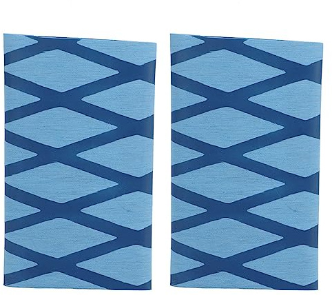 OUKENS 2 Stück Tischtennisschläger-Soft-Grip-Band, Tischtennisschläger-Griffe, Schweißband, Wärmeschrumpfbares Anti-Rutsch-Griffband, Ausgezeichnetes Pingpong-Paddel-Griffband(Blau)