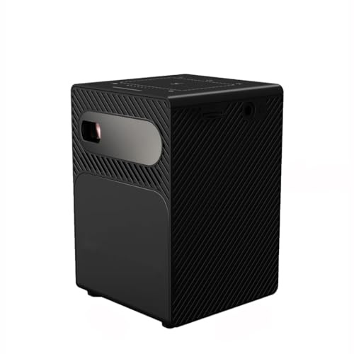 VVHUDA Mini proyector de bolsillo 3D 4K 1080P con batería cine DLP Home Theater Proyectores portátiles al aire libre (D como se muestra) pequeño regalo