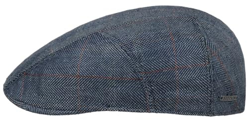 Stetson Light Silk Ivy Flat Cap Modische Kappe 100% Seide Made in EU Herren Frühjahr Sommer UV-Schutz 40