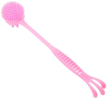 Silikon Massagestab, Tragbarer Klopfstab für Rücken und Arm, Rosa | Weiches Silikon mit Stahlkugel, Unterstützt Tiefe Entspannung und Stressabbau, für Studenten und Berufstätige zu Hause