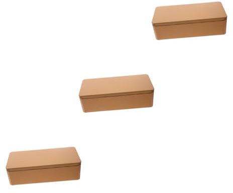 Mikinona 3stücke Airtight Tea Storage Box Aus Langlebigem Rechteckige Teedose Für Tee Süßigkeiten Und Mehr Für Zuhause Und Reisen
