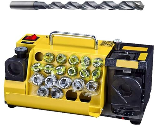 Smerigliatrice portatile per punte da trapano MR-20G 3-20mm, affilatrice per punte da trapano con mola, angolo regolabile, strumento di affilatura ad alta precisione per punta elicoidale,CBN