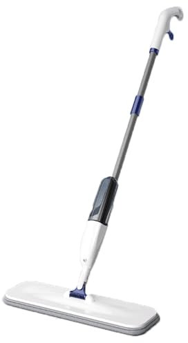 Qxmiguel Rocíe los trapeadores húmedos para los Pisos para el Polvo de Microfibra Seca con 2 microfibras de Almohadillas Lavables de Madera Dura para el hogar para el hogar Comercial