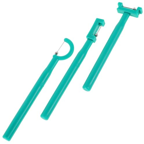 ELAYARD Allenatore Muscolare Orale per Bambini 3 Pezzi Verde Design Ergonomico e Materiale Plastico Leggero per Esercizi di Riabilitazione e Terapia del Linguaggio
