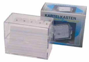 Karteikasten A8 mit Register A-Z