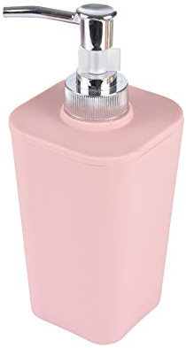 Douceur d'Intérieur DISTRIBUTORE di Sapone Effetto Soft Touch, Stagno, Rosa Cipria, 7.3 x 7.3 x 18 cm
