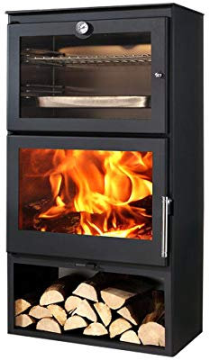 Chimenea EEK A+ con compartimento de horno, modelo Panadero Gourmet - 7,1 kW