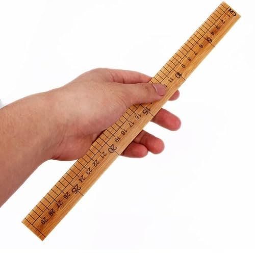 Holzlineal 1 Meter Lehrregel Bambus Lineal Holz Lineal Bambus Lineal 1 Meter Schneider Schneider Messkleidung Lineal 33 cm Stadt Lineal-1 Meter auf der Vorderseite