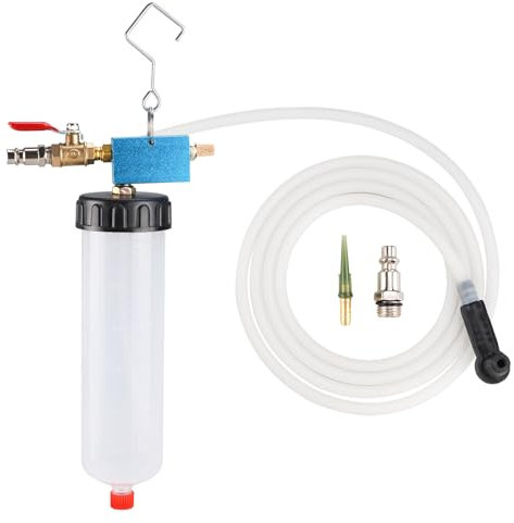 FreeTec Bremsenentlüftungsgerät 300 ml Kfz-Bremsflüssigkeit Ersatzflüssigkeit abgelassenes Entlüftungsmaterial leerer Austausch abgelassenes Kit Handwerkzeug
