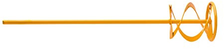 Hardy Working Tools – Frusta Miscelatrice da Cantiere 80 x 400 mm – Pala Impastatore Edile per Vernici e Malte con Gambo HEX 8 mm in Acciaio Zincato