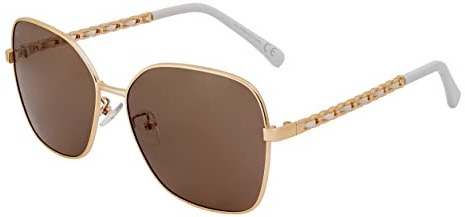 SQUAD Sonnenbrille Für frauen Metall Quadratisch Fashion 100% UVA-CE-Schutz Mit Brillenetui