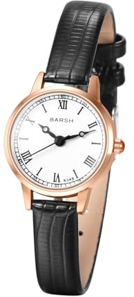 JewelryWe Uhren Damen Leder Diamant: Glitzer Strass Analog Quarz Armbanduhr Frauen Mädchen Leder Armband Uhr mit Regenbogen Bunten großen Arabischen Zahlen Zifferblatt