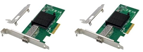 Hlxnyami 2X X520-SR1 10G + Server Scheda di Rete nel Fibra Ottica 82599EN Chip PCIE X4 Scheda di Rete Un Singola Porta Ottica