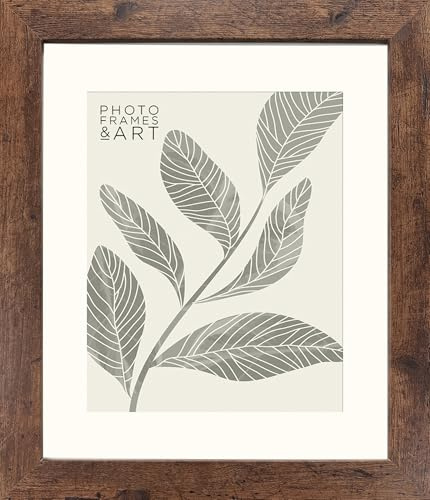 pf+a REAL GLASS Rustic Effect Picture Frames (Rustic Effect, 12x10 Picture Frame)