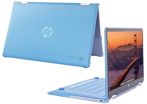 mCover Funda rígida compatible solo para ordenadores portátiles HP Chromebook serie x360 14B-CD0000 de 14 pulgadas 2024 ~ 2025 (no compatible con cualquier otro HP Chromebook y PC portátil Windows) -