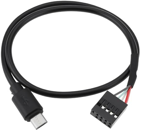 ECSiNG 1 x 9-stifts USB-kabel ersättning kompatibel med NZXT Kraken X73 X53 X63 CPU vätskekylande radiator, rak kontakt