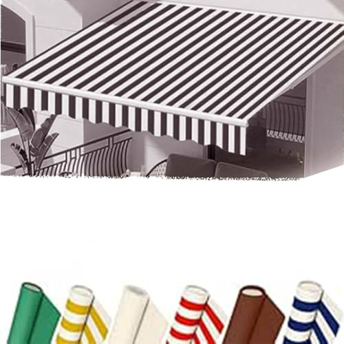 Tessuto di ricambio per ombrellone, copertura per tenda da esterno per negozi e ristoranti, colore caffè, 300 x 200 cm, materiale durevole e resistente alle intemperie