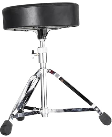 DuskHaven Bequemer Drumhocker mit PU Oberfläche, Geschenk für Schlagzeuger, Kinder Und Erwachsene, Gepolstert
