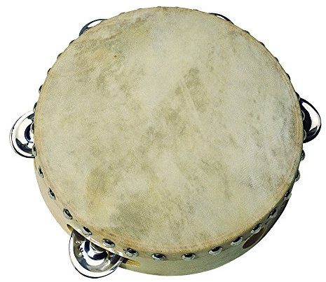 Goki UC085 - Musikinstrument - Tamburin mit 5 Schellen