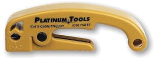 Platinum Tools 15015C Pince à dénuder pour gaine de câble Cat5/6