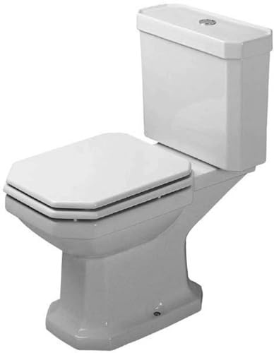 Duravit 1930 Stand WC combinación, salida horizontal, blanco, Color: Blanco