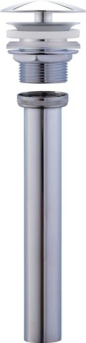 Duravit Universal Ablaufgarnitur mit Standard Gewindemaß 1 ¼, Schaftventil für Waschbecken und Waschtische ohne Überlauf, Spülbeckenablauf in Chrom