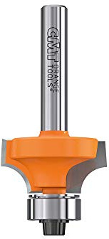 CMT Orange Tools 938.254.11 - Fraise à Arrondir HW Z2 S=8 D=25.4x12.7x54 R=6.4 DR
