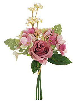 Zelda Bomboniere Mazzetto Rosa Ortensia Piccolo Decorazioni Fioristi Composizione